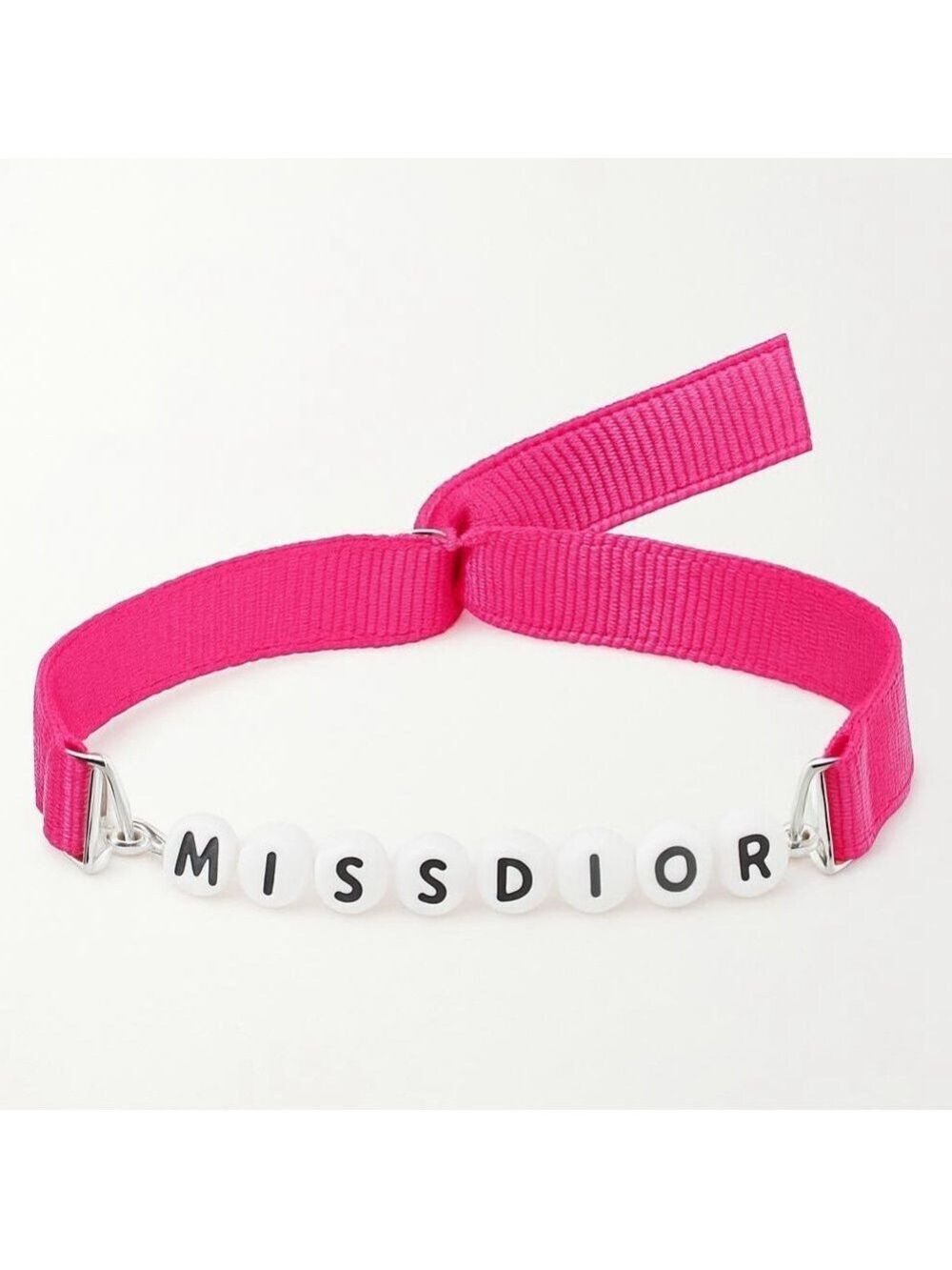 Dior Miss Dior Bracelet Pink Ribbon White Beads